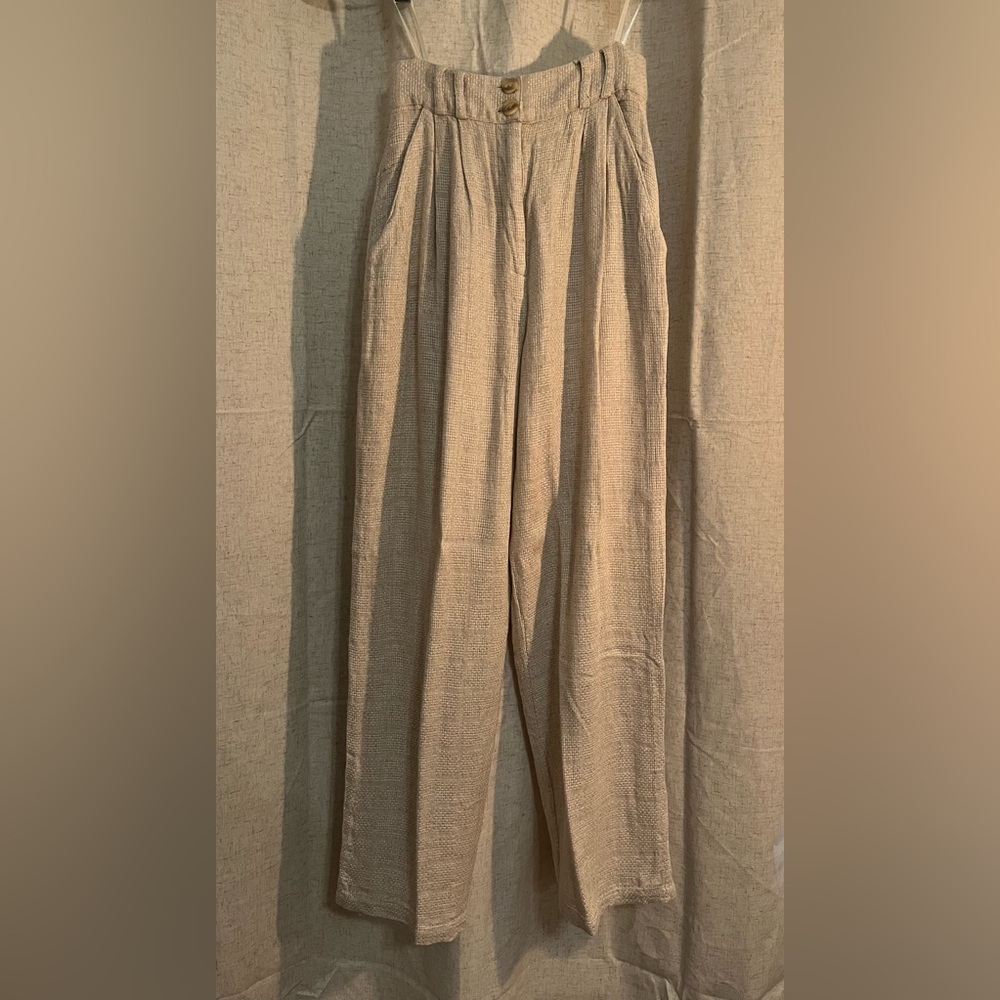 Vintage Cropped Summer High Waist Pants XS/XXS